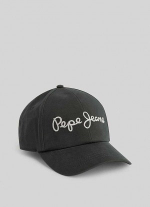 Casquettes Pepe Jeans Basic Cap With Embroidered Logo Femme Vert | IZXESA085