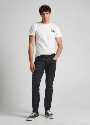 Jean Pepe Jeans Cash Regular Fit Mid-rise Jeans Homme Bleu | MACTJZ145