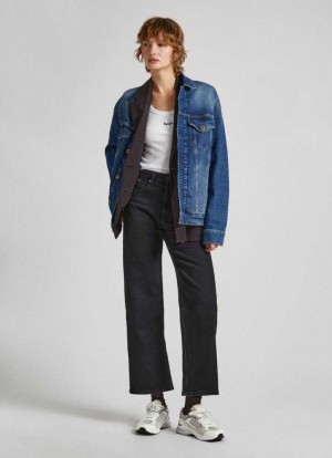 Jean Pepe Jeans High-rise Bootcut Fit Jeans Femme Bleu | RZXVDB192