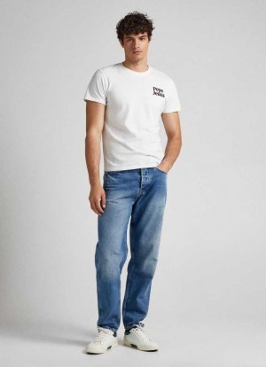 Loose Pepe Jeans Nils Loose Fit Drop-rise Jeans Homme Bleu | COPTSK861