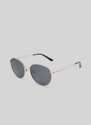 Lunette de Soleil Pepe Jeans Metallic Sunglasses Homme Doré | ZJIUNE509