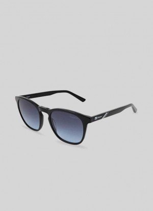 Lunette de Soleil Pepe Jeans Wayfarer Sunglasses Homme Noir | SNVFZH428
