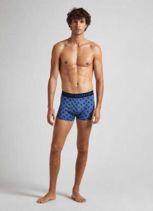Sous Vêtement Pepe Jeans 2-pack Mixed Boxers Homme Bleu Marine | XRBTOU198