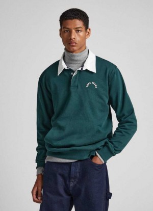 Sweats Pepe Jeans Polo Sweatshirt Homme Vert | LVQDTN964