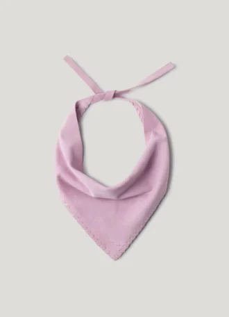 Bandana triangulaire en daim