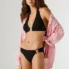 Bas de bikini côtelé