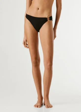 Bas de bikini côtelé
