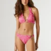 Bas de bikini à fleurs Bas de bikini à fleurs