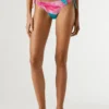 Bas de bikini à fleurs Bas de bikini à fleurs