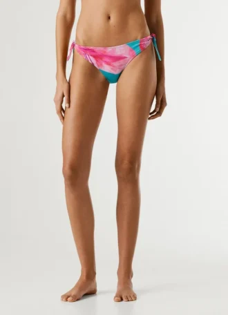 Bas de bikini à fleurs