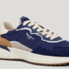Baskets avec détails en daim