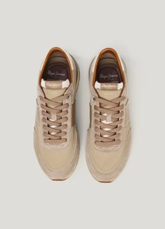 Baskets avec détails en daim – Buster