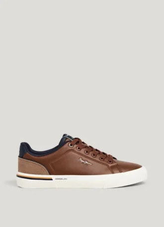 Baskets classiques avec détails en daim