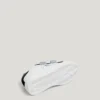 Baskets en cuir avec fermeture velcro