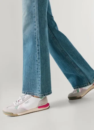 Baskets rétro avec détails en daim – Marvin