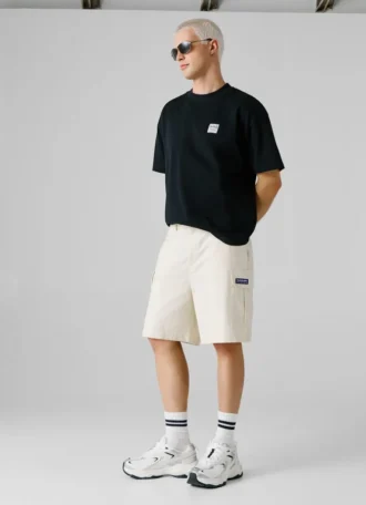 Bermuda cargo coupe droite