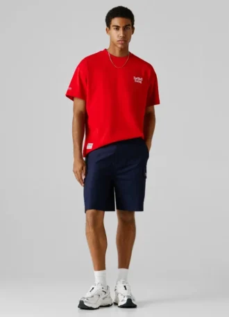 Bermuda cargo coupe droite