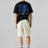 Bermuda cargo coupe droite