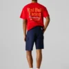 Bermuda cargo coupe droite