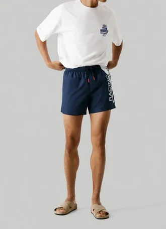 Bermuda de bain avec grand logo
