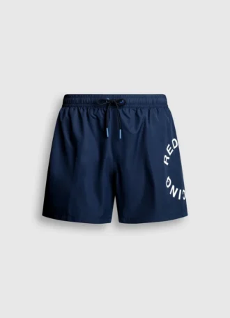 Bermuda de bain avec logo circulaire