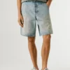 Bermuda en denim coupe ample Bermuda en denim coupe ample