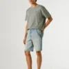 Bermuda en denim coupe ample Bermuda en denim coupe ample