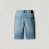Bermuda en denim coupe fuselée