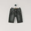 Bermuda en denim coupe slim