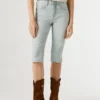 Bermuda en denim coupe slim