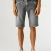 Bermuda en denim coupe slim