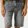 Bermuda en denim coupe slim