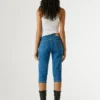 Bermuda en denim coupe slim