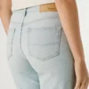 Bermuda en denim coupe slim