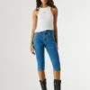 Bermuda en denim coupe slim