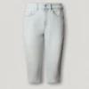 Bermuda en denim coupe slim