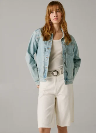 Bermuda en denim à la coupe décontractée