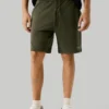 Bermuda en molleton coupe ajustée