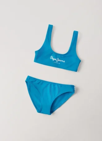 Bikini à logo imprimé