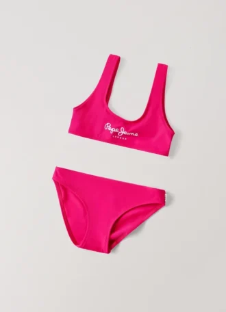 Bikini à logo imprimé