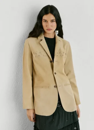 Blazer en daim