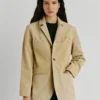Blazer en daim