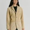 Blazer en daim