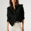 Blouse en denim coupe classique Blouse en denim coupe classique