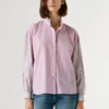 Blouse en popeline rayée Blouse en popeline rayée