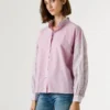 Blouse en popeline rayée Blouse en popeline rayée