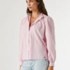 Blouse en popeline rayée Blouse en popeline rayée