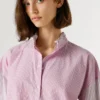 Blouse en popeline rayée Blouse en popeline rayée