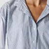 Blouse en popeline rayée Blouse en popeline rayée