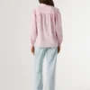 Blouse en popeline rayée Blouse en popeline rayée